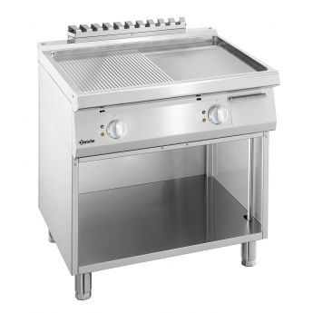 Bartscher | Grillplaat 700, B800 1/2-1/2, OO