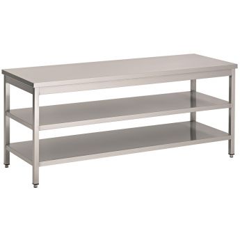 Combisteel | 600 werktafel 2 schappen 1100 - CMBI-7812.0291