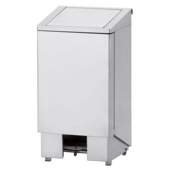 Diamond | Inox vuilbak, met pedaal, deksel met vijzel, 60 liter | PPX-60