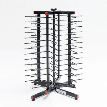 Gastro Inox | Jackstack draaibaar werktafelmodel bordenrek geschikt voor 52 borden - GI-309.003