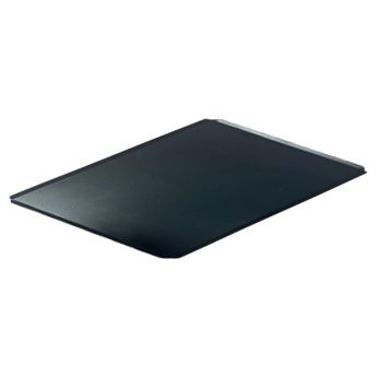 Gastro Inox | Aluminium bakplaat met non-stick coating, 600x400mm en open hoeken, randen 45° - GI-502.036