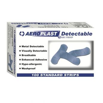 Aero | Blauwe detecteerbare pleisters (100 stuks)