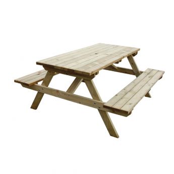 Rowlinson houten picknicktafel 150cm