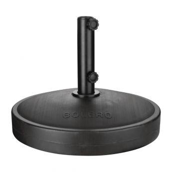 Bolero betonnen parasolvoet met 43/38mm adapter zwart