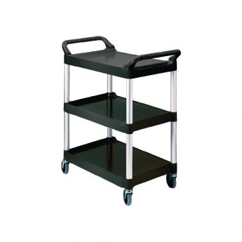 Rubbermaid compacte trolley zwart