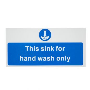 Vogue 'Hand wash only' vinyl sticker