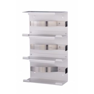 MediQo-line | Handschoendispenser trio aluminium - AC-8497