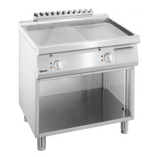 Bartscher | Grillplaat 700, B800 1/2-1/2, OO