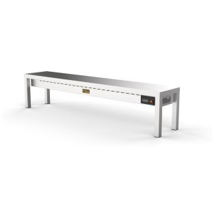 Combisteel | Etagere keramisch verwarmd 1 niveau 2000  6 heaters À 250w - CMBI-7020.0725