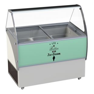 Combisteel | Schepijsvitrine bali 9x5 ltr - CMBI-7472.0100