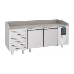 Combisteel | Pizzawerkbank 2 deuren 5 laden - CMBI-7489.5235