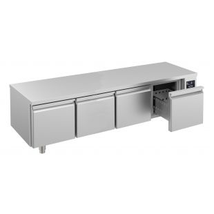 Combisteel | Koelwerkbank 600 hoog 4 laden - CMBI-7489.5482