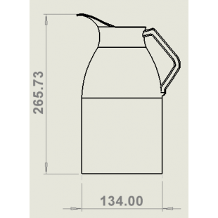 Combisteel | Koffie thermoskan 2.0l - CMBI-7535.0110