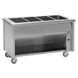 Diamond | Bain-marie element op open kast 2 GN 1/1 | BT8