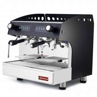 Diamond | Espresso apparaat 2 groepen, automatisch - ZWART | COMPACT/2EB