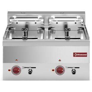 Diamond | Elektrische friteuse, S-Powerful, 2 x 10 liter -Top- | E60/F20-6T-9/9KW-N