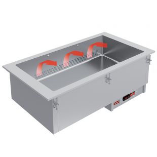 Diamond | Bain-marie element 5x GN 1/1 - droog - geventileerd | IN/BX18-PSC