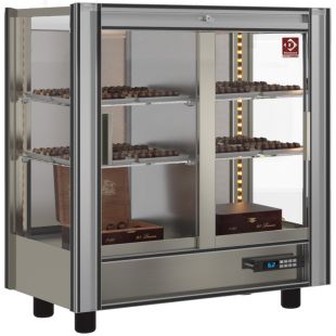 Diamond | Gekoelde chocolade vitrine Lt.216 - Moduleerbaar | PCC-1-R6