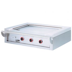 Diamond | Teppanyaki gasplaat, 3 zones (3x 7 kW), tafelmodel -Top- | TPG3-15/T