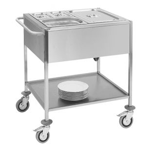 EMGA | bain marie wagen