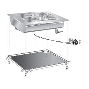 Gastro Inox | Mareno drop-in bainmarie 60 cm - GI-160.545