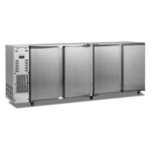 Gastro Inox | Marecos rvs flessenkoeling met 4 deuren - GI-206.041