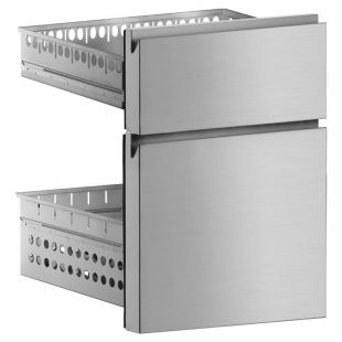 Gastro Inox | Marecos RVS ladenkit werkbank 600mm diep, 1x 2/3 + 1x 1/3 - GI-222.046