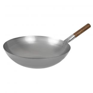 London Wok wok met ronde bodem 38cm