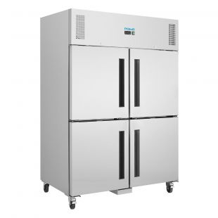 Polar G-serie Gastro 2-deurs vriezer met gedeelde deuren 1200L