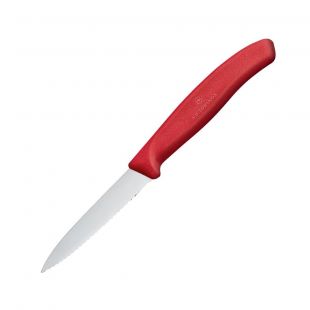 Victorinox gekarteld schilmesje 8cm rood