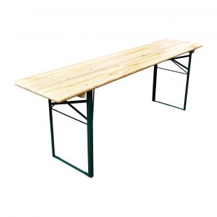 Geen Merk | Opklapbare biertafel 220 (L) x 50 (W) cm