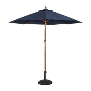 Bolero ronde donkerblauwe parasol 2,5 meter