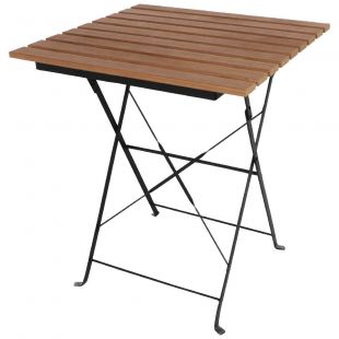 Bolero vierkante imitatiehouten tafel 60cm